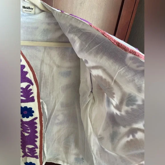 Blink Buy Women's Suzani Embroidered Jacket NWOT / Made in India - Picture 5 of 17